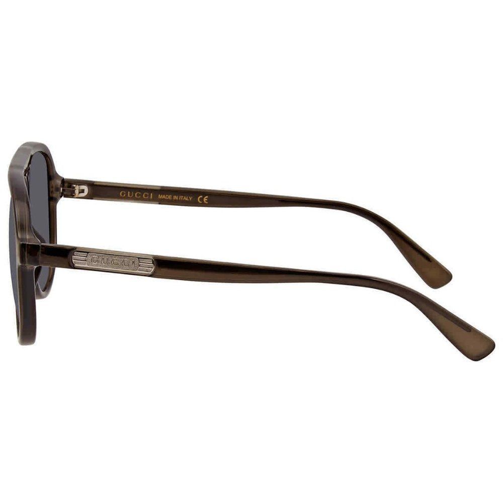 NEW Gucci Grey Aviator Men's Sunglasses - Picture 3 of 4